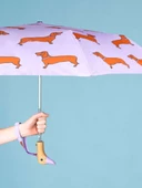 Original Duckhead Duck Kompakt Şemsiye Dachshund Purple - 3