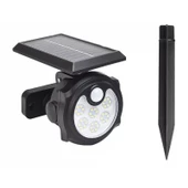 Powermaster SH-1705B 36 Ledli Sensörlü 3 Modlu Solar Güneş Enerjili İndiksiyon Duvar Lambası Bahçe Aydınlatması - 1