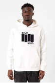 G-Dragon Rich Kids Beyaz Erkek 3ip Kapşonlu Sweatshirt thumbnail 1