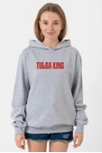 Tulsa King Lettern Grimelanj Kadın 3ip Kapşonlu Sweatshirt - 2