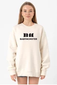 Babymonster Logo Ekru Kadın 2ip Sweatshirt thumbnail 1