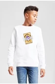 Wheel Of Fortune Nope Beyaz Çocuk 2ip Sweatshirt - 1