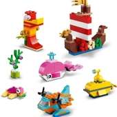 Lego 333 Parça Classic Yaratıcı Okyanus Eğlencesi - Mavi Su Dünyası - 2