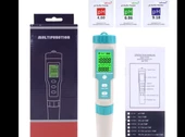 7in1 C-600 Su Kalitesi Monitörü pH, TDS, EC, Tuzluluk ve Sıcaklık Ölçer Cihaz - 4
