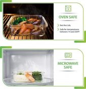 GLASSLOCK KARE CAM SAKLAMA KABI (900 ML) D-MCSB090 - 3