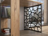 Woodn Love Asya 2 Raflı Metal Ayaklı Çalışma Masası - Atlantik Çam / Siyah - 7