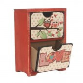 Baykuş El Yapımı Şifonyer - 2