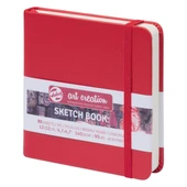 Talens Art Creation Sketch Book 12x12cm 140gr 80yp Sert Kapak Eskiz Defteri Kırmızı/ RT9314204M - 1