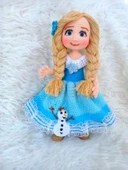 Prenses Bella Bebek Amigurumi Organik Oyuncak - 5
