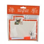 Kalemli Ahşap Yazı Tahtası Turuncu - 1