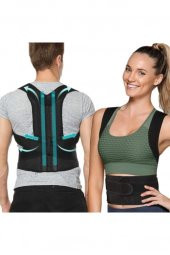 Çift Balenli Yeni Dik Duruş Korse Kamburluk Önleyici Ortopedik Bel Sırt Omuz Korse skolyoz Destek thumbnail 3