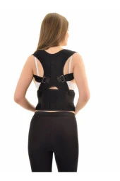 Mıknatıslı Manyetik Korse Dik Duruş Korse Kamburluk Önleyici Bel Sırt Korsesi thumbnail 1