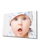 Şapkalı Bebek Dekoratif ve Modern Cam Tablo   Baby Table With Hat - 1