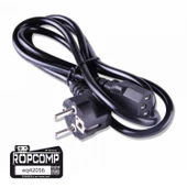 Ropcomp Bilgisayar Power ve Monitör Kablosu 3X0.75mm 1.5m - 4
