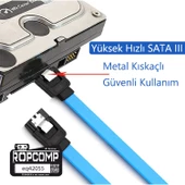 Ropcomp Harddisk Hdd SSD DVD Rom Sata3.0 Veri Kablosu 6.0 Gbps - 2