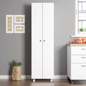 Sakura Cordoba çok amaçlı dolap -Wood Beyaz-Minifiks Bağlantılı - 2
