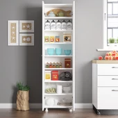 Sakura Cordoba çok amaçlı dolap -Wood Beyaz-Minifiks Bağlantılı - 3