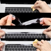 Macbook Pro TouchBar Koruyucu Film Jelatin A1706 A1989 A2159 A1707 A1990 ile Uyumlu - 3