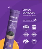 Vitago Sambucus Vitamin C,Çinko 20li Efervesan Tablet - 4