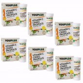 Youplus Vitamin C Çinko Propolis 20 Efervesan Tablet 6lı - 1