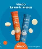 2li Paket-Vitago Vitamin C+Kalsiyum, 20li Efervesan Tablet - 2