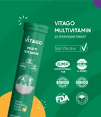 Vitago 20li ProMultivit Multivitamin, Multimineral Efervesan Tablet - 4