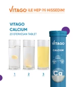 Vitago Prokalsiyum, Vitamin D,Vitamin K2 Efervesan Tablet - 5