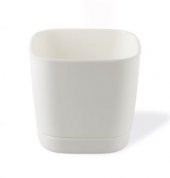 Beyaz Dekoratif Saksı-5 Adet - 1