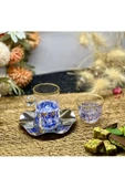 Eslim 18 PARÇA ÇAY FİNCAN BARDAĞI VE MIRRA SETİ - 1