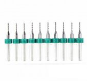 Dremel İçin 10 Parça 1.00 Mm Karbür Delme Mikro Matkap Ucu - 1