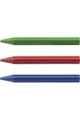 Faber Castell Grip Jumbo 12'li Üçgen Gövdeli Mum Boya / 5281122540000 - 2