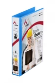 Önder Pvc A4 Firma Klasörü (sunum Klasörü) - 3 Cm - 4d Mekanizmalı Mavi - 1