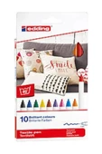 Edding 4600 Tekstil Kalemi 10'lu Kutu Basıc - 1