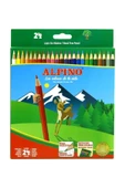 Dolphin Alpıno 24 Renk Uzun Kuru Boya Kalemi Al-10658 - 1