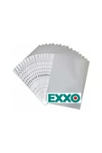 Faber Castell Exxo Plastik A4 Delikli Poşet Dosya 100lü Paket - 1