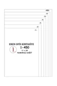 A1 Etiket Navigatör Kağıt Ile A4 Numaralı Kağıt 1-450 / 80 Gr - 1