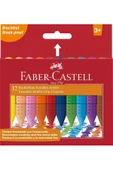 Faber Castell Grip Jumbo 12'li Üçgen Gövdeli Mum Boya / 5281122540000 - 1