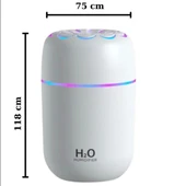 Ortam Nemlendirici Araç İçi Ev Ofis Rgb Renkli Işıklı Buhar makinası - 2