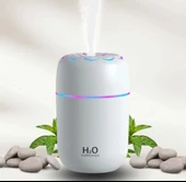 Ortam Nemlendirici Araç İçi Ev Ofis Rgb Renkli Işıklı Buhar makinası - 1