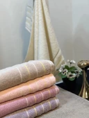 NİVEMESHOME 104 SAHRA GRİ YÜZ HAVLUSU NURPAK - 2