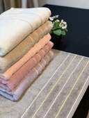 NİVEMESHOME 104 SAHRA GRİ YÜZ HAVLUSU NURPAK - 1