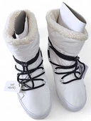CALVİN Klein Jeans  BEYAZ KAR BOTU SİYAH BAĞCIKLI MODEL  Bold Vulc Flatf  Wn YW0YW01181 - 2