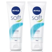 Nivea Soft Tüp Nemlendirici Bakım Kremi 75 ml 2 ADET - 1