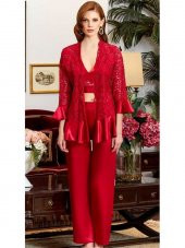Jeremi 3lü Kadın Sabahlık Pijama Tk 3169 - 1