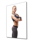 Spor Fıtnes Dekoratif ve Modern Cam Tablo   Sports Fitness - 1