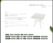 Ferforje görünümlü Plastik Kare Cunda Masa Sandalye Takımı 1 Masa 2 Sandalye Balkon, Bahçe Mobilyası - 11