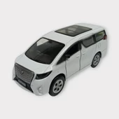Çek Bırak Metal Araba Sesli Işıklı - Beyaz - 1