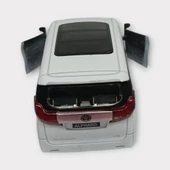 Çek Bırak Metal Araba Sesli Işıklı - Beyaz - 4