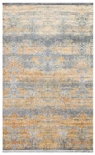 Sateen Koleksiyonu Makinede yıkanabilen, kolay kullanımlı kaymaz taban halı ST01 Toprak - 3