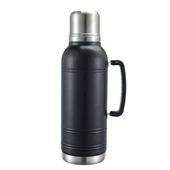 Kapris Askılı Paslanmaz Çelik Avcı Termos 1900 ML Siyah Kap-283 - 1